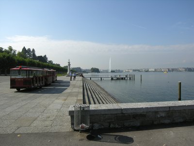 View from The Black Harbour,    Geneva.