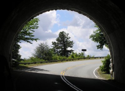 Parkway tunnel at Rough Ridge