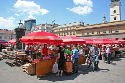 Zagreb market