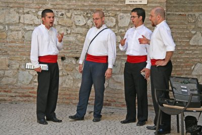 Klapa musicians, Diocletian Palace