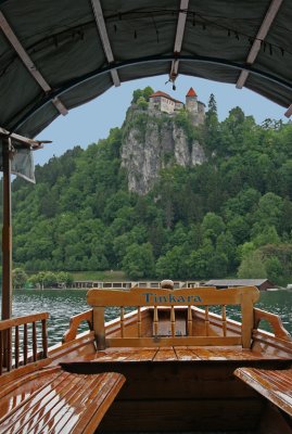 Bled Castle thru Pletna Boat