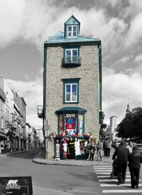 Coin Garneau et Cte de la Fabrique - Qubec