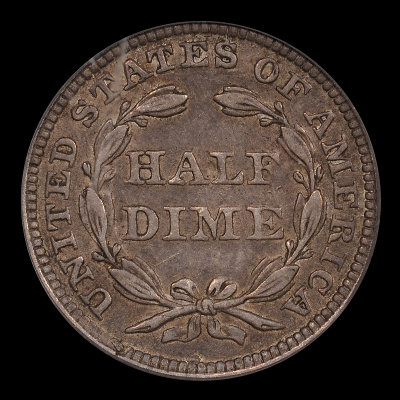 1853 With Arrows Half DimePCGS XF 40