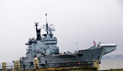 HMS Illustrious 24 October 2009 Liverpool