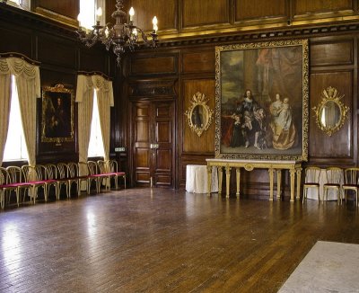 The Council Chamber is a magnificent oak-panelled room designed by Sir Christopher Wren and embellished by Robert Adam