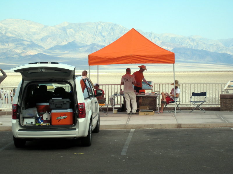 research tent