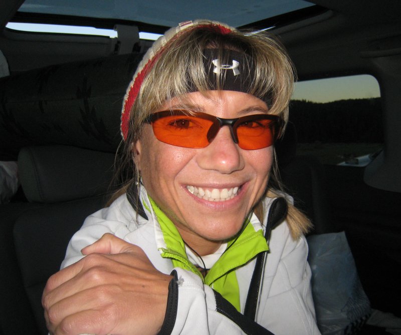 me freezing at the start of the 50 miler