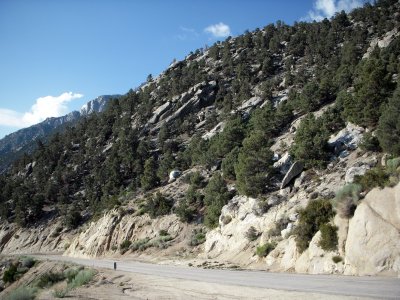the Whitney portal road, the final13-mile steep climb to the finish line