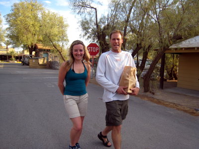 Vanessa and Dave - JUST MARRIED three days ago!   A Death Valley honeymoon.
