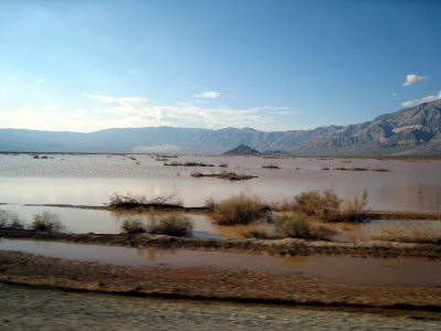 Panamint is flash flooded from the rains