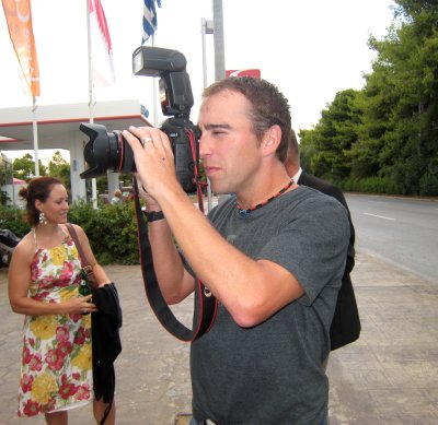 Mark with Glenn's camera