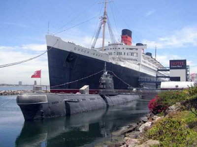 Queen Mary and Scorpion Russian Submarine