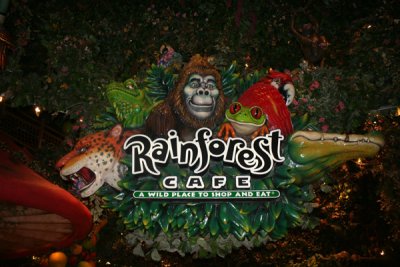 Rainforest Cafe in the MGM Grand