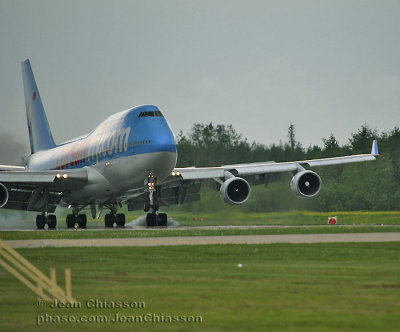 Boeing 747 (France)  ( Quebec Air Show ) 2008