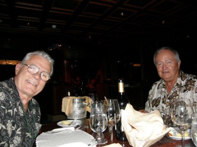 Boys enjoying the Bayou Cafe on board.JPG