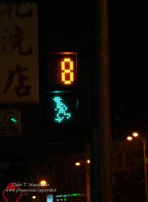 Pedestrian crossing timer
