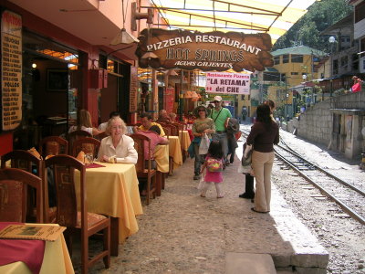 Lunch in Aguas Calientes