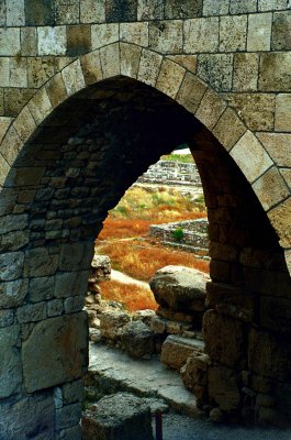 Old beautiful walls of Tyre