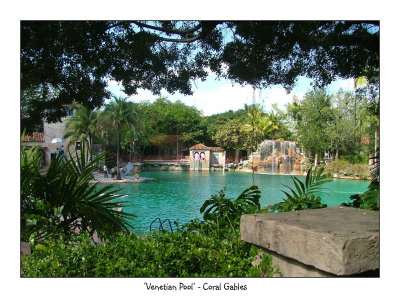 Venetian pool at Coral Gables