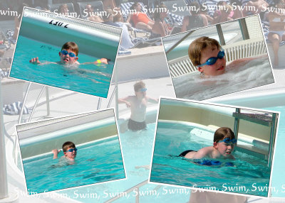 Josh & the pool