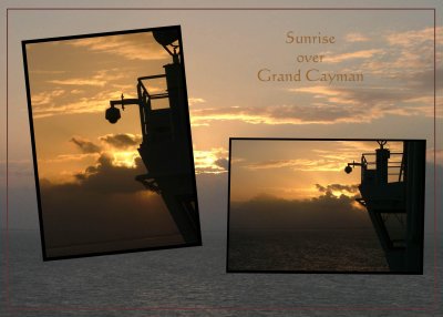 Sunrise over Grand Cayman