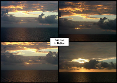 Sunrise in Belize