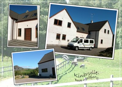 'Kinbrylie', the house we rented by Loch Ness