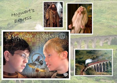 'Little' Nick as Harry Potter & Josh as Malfoy