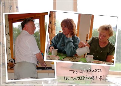 The Graduate in Washing up