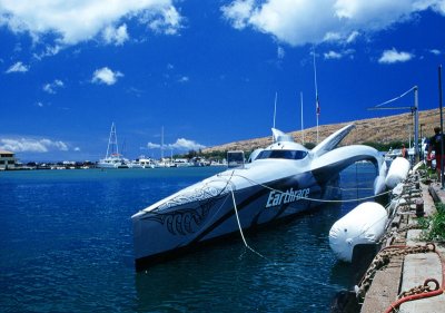 Earthrace Boat  at  Wailuku