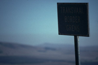 Transvaal border