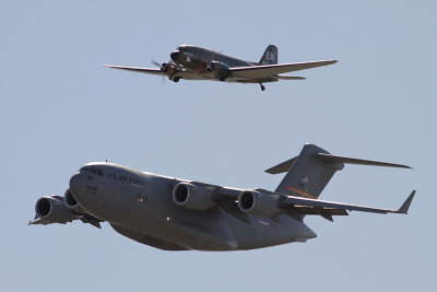 C-17 and C-47 Heritage Flight