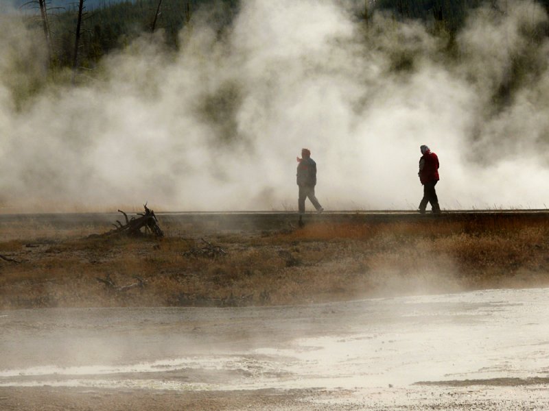 Grand Prismatic Spring, Yellowstone National Park, Wyoming, 2008