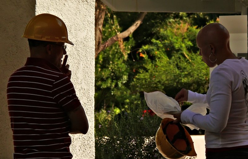 Construction workers, Scottsdale, Arizona, 2008