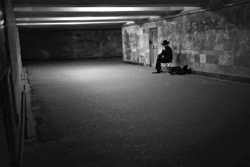 Lonesome cowboy, Kiev, Ukraine, 2009