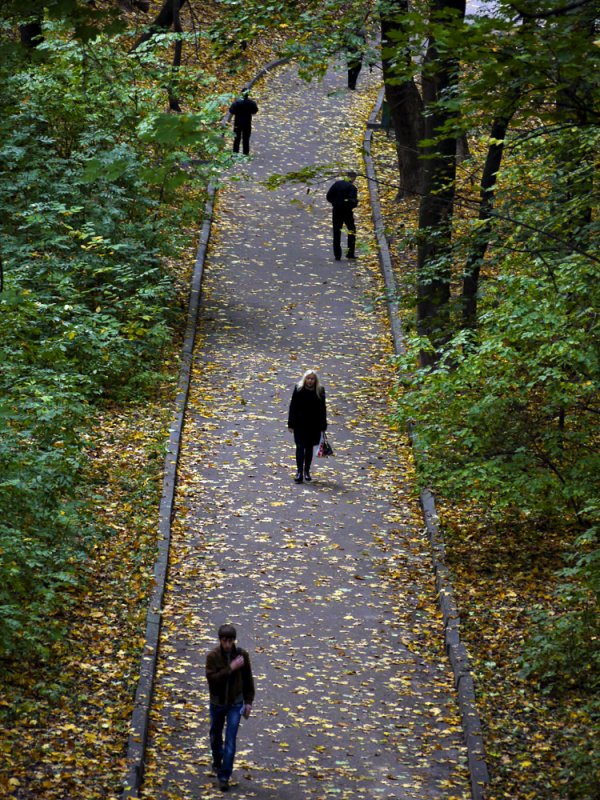 Autumn in the park, Kiev, Ukraine, 2009