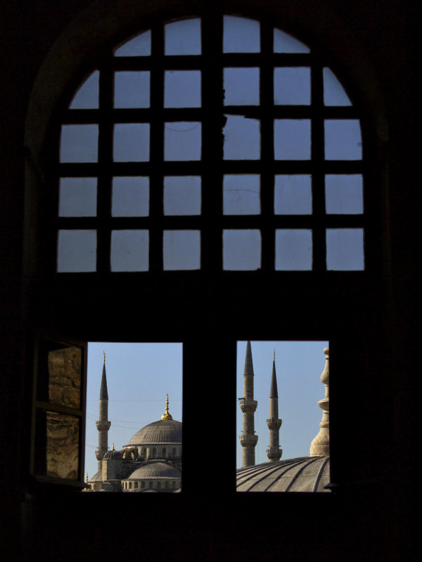 The Blue Mosque, as seen from Hagia Sofia, Istanbul, Turkey, 2009