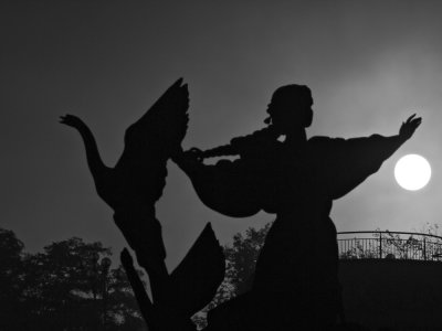 Sunrise, Independence Square, Kiev, Ukraine, 2009