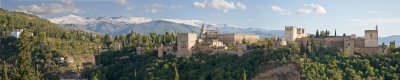 Panormica de la Alhambra desde el Albaicn