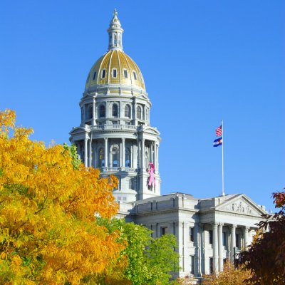 State Capitol Adorned with Fall Colours
