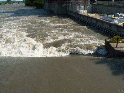 Burlington St Dam, UI Hydraulics lab