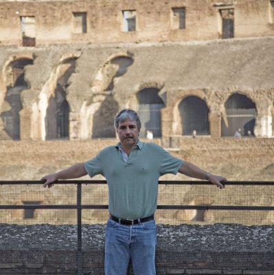 mike at the colosseum