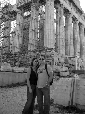 michelle and ronnie at the acropolis