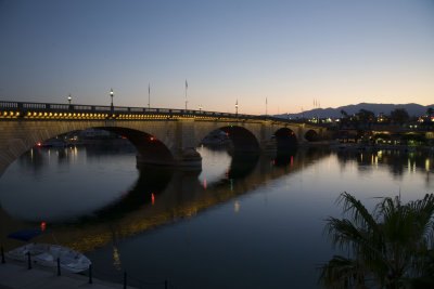 london bridge at lake havasu city - sunrise