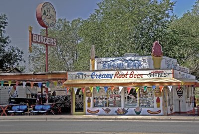 seligman, arizona on route 66 - june, 2008