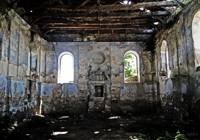 synagogue, Nowy Korczyn, interior