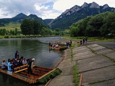 the rafting on Dunajec in Pieniny