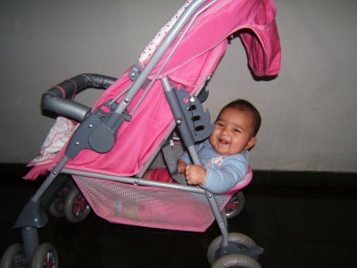 Vou passear de carrinho...