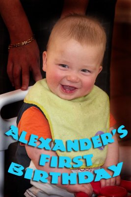 Alexanders First Birthday