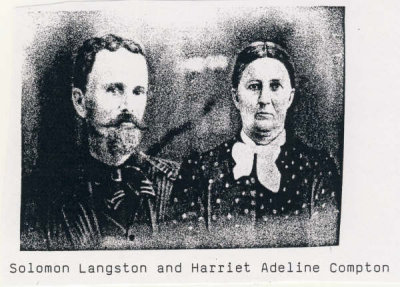 Solomon Langston & Harriett Compton